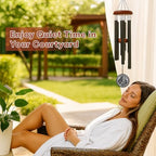 Personalized Firefighter Memorial Wind Chimes for Outdoors – Custom Photo Name & Years Remembrance Chime – Sympathy Gift for Loss of Loved One – Meaningful First Responder Tribute for Garden - Image 3