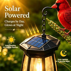 Cardinal Solar Light—A Beautiful Garden Light that Feels Full of Life, Metal Stake Yard Garden Decor Art Figurine Waterproof LED Lights Gifts for Mom Grandma Women for Patio Lawn Porch (2pc) - Image 3