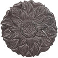 Sungmor Vintage Cast Iron Lotus Stepping Stone, Dark Brown by Sungmor