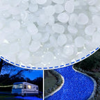 Sasylvia 3000 Pcs Glow in the Dark Rocks Outdoor 1 Inch Pebbles,White by Sasylvia