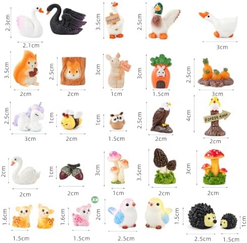 104 Pcs Fairy Garden Accessories Miniature House Figurines Kit - Image 4