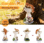HUYIENO Solar Garden Statue Outdoor Decor Squirrel Ornament - Image 4