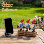 PETAFLOP Solar Gnome Garden Decor,Home Sweet Home Gnomes Outdoor Decorations for Yard Patio Balcony Pathway Lawn, Father’s Day Birthday Housewarming Gifts for Women Mom Grandma - Image 2