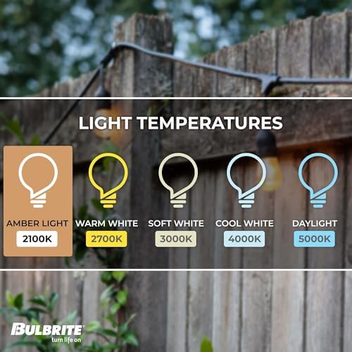 Bulbrite String15/E26-A19KT Outdoor-lightstrings, 48 Foot Black - Image 3