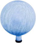 12-in Gazing Globe Decorative Gazing Globe Ball Glass Mirror Polished Hollow Reflective Garden Sphere for Home Garden Lawn Outdoor and Yard, Blue Lapis by Oakestry