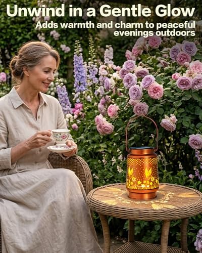 DIBIEECN Birthday Gifts for Women, Solar Lanterns, Hummingbird, 1 Pack - Image 6