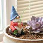 Fishing Gnome Outdoor Garden Gnomes Statues Pond Decor for Outdoor Ponds - Image 3
