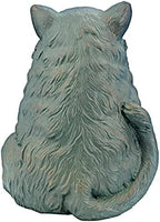 Design Toscano Sitting Phat Cat Animal Statue, 8 Inch, Resin, Faux Bronze Finish - Image 5