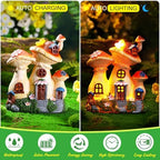 HyDren 100 Pcs Mushroom House Fairies Miniatures Figures Garden Accessories - Image 2