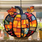 Vintage Halloween Pumpkin Acrylic Suncatcher - Image 4