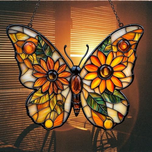 Sunflower of Hope Monarch Acrylic Suncatcher - Image 7
