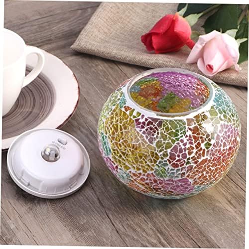 BESPORTBLE Solar Light Glass Ball for Garden Tables, Color Changing Xmas - Image 3