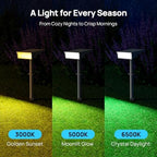 Consciot Solar Spot Lights, Halloween Lights, 3 Colors, 170° Wide Beam - Image 3