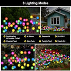 Solar Firefly Lights Outdoor Multicolor Swaying Garden Decor 6 PK - Image 3
