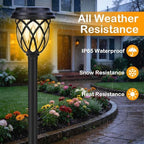 Solar Outdoor Lights, IP65 Waterproof - Bright Solar Garden Lights for Patio, Yard, Driveway Decoration - Image 4