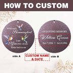 ASTARIN Personalized Memorial Wind Chime for Loss of Loved One 30/36/45 inch, Sympathy Deep Tone Wind Chimes for Mom Dad/Mother Father, Remembrance Gifts for Grief Condolence Funeral - Image 6