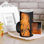 Halloween Battery Operated Candles with Timer Flameless LED Candles Bulk with Remote Devil Pumpkin Tree Print Electric Fake Plastic Pillar Lights Bulk for Home Party Decoration - Image 3