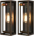 15" Motion Sensor Outdoor Wall Lights, Outdoor Sconces, 2 Pack by Slypadan