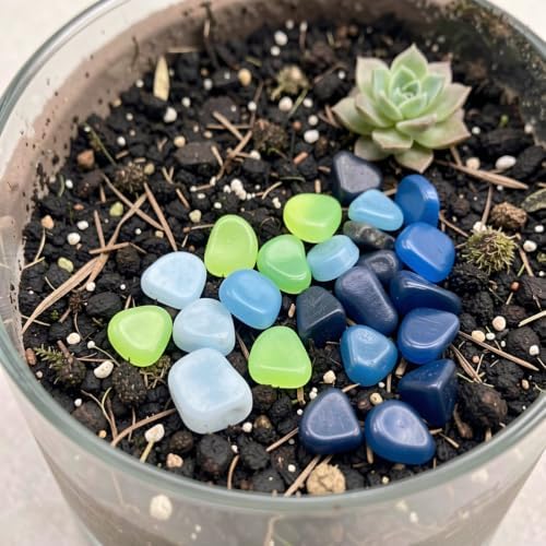 300pcs Luminous Garden Stones Resin Glow in Dark Pebbles - Image 6