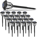 Tuanse 20 Pcs Solar Outdoor Garden Pathway LED Lights Bulk, White Light by Tuanse