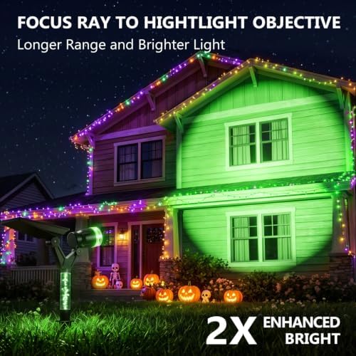 DenicMic Solar Spot Lights Outdoor Waterproof Green Lens LED 4 Pack - Image 2