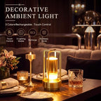 Riakrum 2 Pack Cordless Table Lamp Rechargeable LED Light, Lantern - Image 3