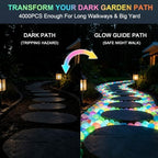 4000 pcs Glow in The Dark Rocks Outdoor Rocks for Landscaping - Image 2