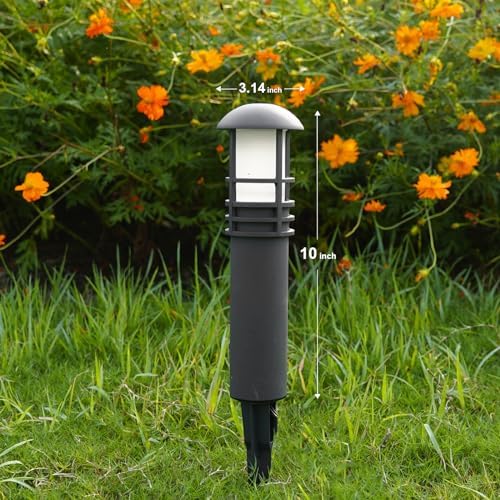 GOODSMANN Landscape Lighting Low Voltage Landscape Lights 1PK 3W LED 120 Lumen Outdoor Bollard Pathway Light Warm White 12V AC with Metal Stake Cable Connector 9126-43201-01A - Image 5