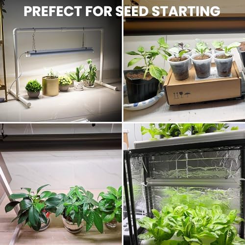 Wolezek 2FT T5 Grow Lights for Seed Starting, 32W Full Spectrum - Image 6