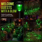 GIGALUMI Solar Halloween Lights Outdoor Waterproof Pathway Lights, 12 Pack - Image 4