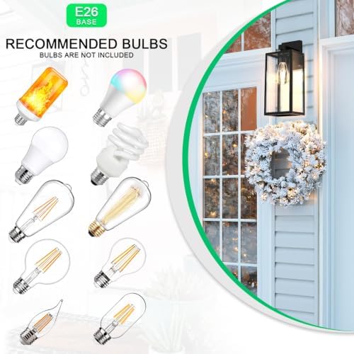 MAXvolador Outdoor Wall Light Fixture, Exterior Waterproof Wall Lantern - Image 4