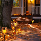 Solar Lights Outdoor Waterproof, 10-40 LM Dimmable Glass and Metal - Image 2