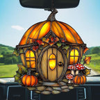 Pumpkin House Acrylic Suncatcher - Image 5
