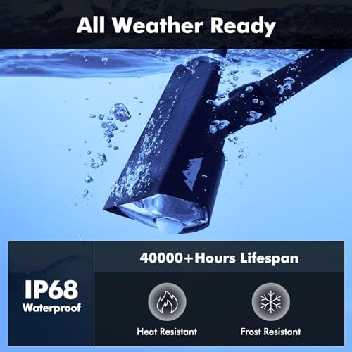 AloftSun Solar Motion Sensor Outdoor Lights,Solar Lights Outdoor Waterproof - Image 5