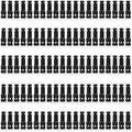 iCreating 100Pack Low Voltage Wire Connector, Landscape Lighting Connectors Waterproof for 12/2 14/2 Gauge Cable Low Voltage Connector for Outdoor Path Lights Spotlights In-Ground Lights by iCreating
