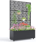 Garvee Metal Raised Garden Bed with Trellis and Wheels, 71"x47"x16" by Garvee