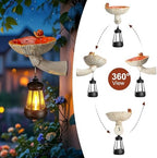 Etlemonde Solar Mushroom Statue, Garden Decor - Image 3