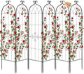 VEVOR 6 Packs Metal Garden Trellis for Climbing Plants Outdoor 71x20in, Rustproof Plant Tall Trellis for Rose Vine Flowers and Vegetables by VEVOR