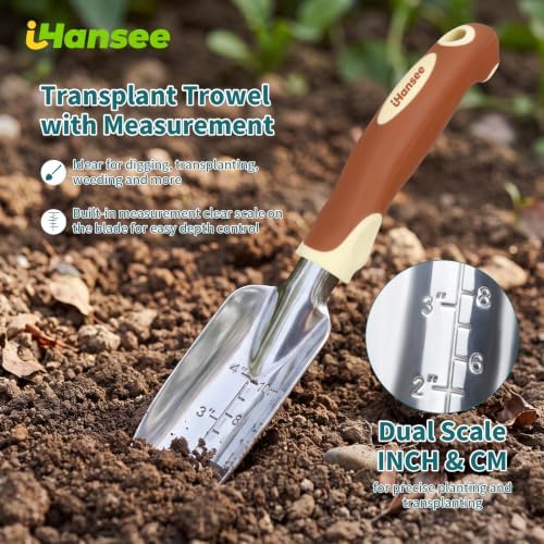 Garden Kneeler & Seat with 4-Piece Gardening Tool Set, Brown - Image 6