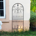 Trellis for Climbing Plants 59" H x 22" W Metal Unique Design Decorative Garden Structure Weather-Resistant Trellises Outdoor Decor Flowers Roses Vine Ivy Clematis 1 Pack by SCENDOR