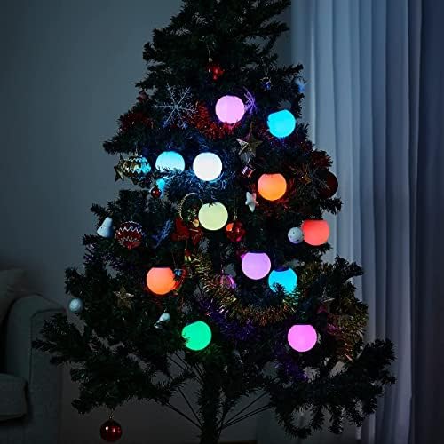 YESIE 4Packs Rechargeable Pool Lights, 3-Inch LED Orb Lamp,Fast Charging, 12hrs Working Time,Remote Control, 3 Timer, 16 Colors Ball, Inground Swimming Pools Accessories, Christmas Decoration - Image 5