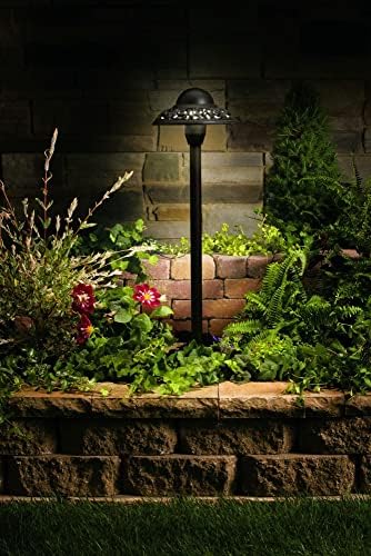 Kichler Pierced Dome 12V Landscape Path Light, Bronze - Image 4