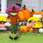 Fall Yard Stakes Sign Decorative Scarecrow Garden Stake Fall Decor Outdoor - Image 6