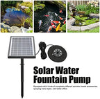 Pilipane Solar Fountain Pump with Battery Backup 5000mAh, 7W Solar Bird Bath Fountain with LED Lights, Solar Birdbath Fountain Pump for Pond, Fish Tank，Fountains Garden Decor - Image 2