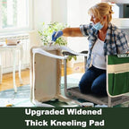 Aimerla Foldable Garden Kneeler Seat Heavy Duty [Upgraded Widened Thick Kneeling Pad] Gardening Stool with Large Tool Bags with Pockets - Portable Garden Bench Gardening Gifts for Parents - Image 5