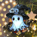 Cute Witch Ghost Acrylic Suncatcher - Image 6