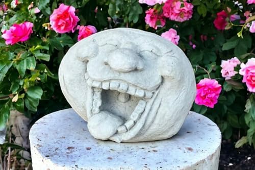 Happy face Figure Face Statue Outdoor or Indoor Decor Laughing face Sculpture - Image 7