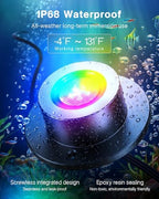 HIBOITEC RGBWW Underwater Pond Light with 12V Timer Transformer, 6 Head - Image 4
