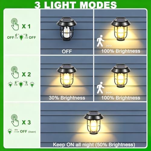 Solar Motion Lights Outdoor for Halloween Decorations, 4 Pack - Image 6