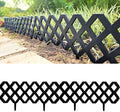 LaLaGreen Garden Edging Border (23x8.5in, 10 Pack) Black Plastic Fence by L%C3%A1L%C3%A1Green